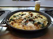 SAUSAGE SPINACH FRITATTA