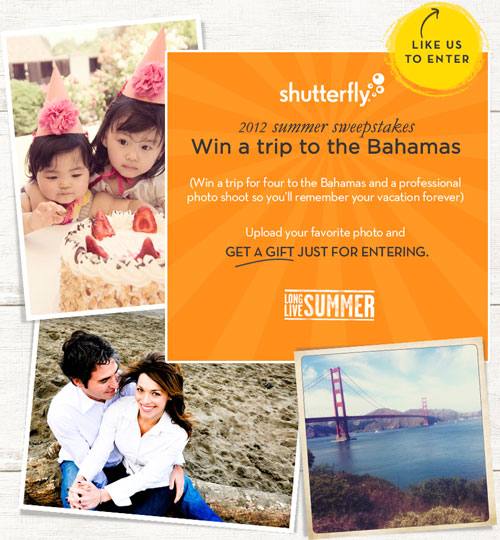 SHUTTERFLY'S CONTEST PIC